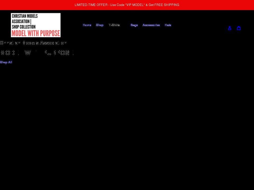 shopchristianmodels.org shopify website screenshot