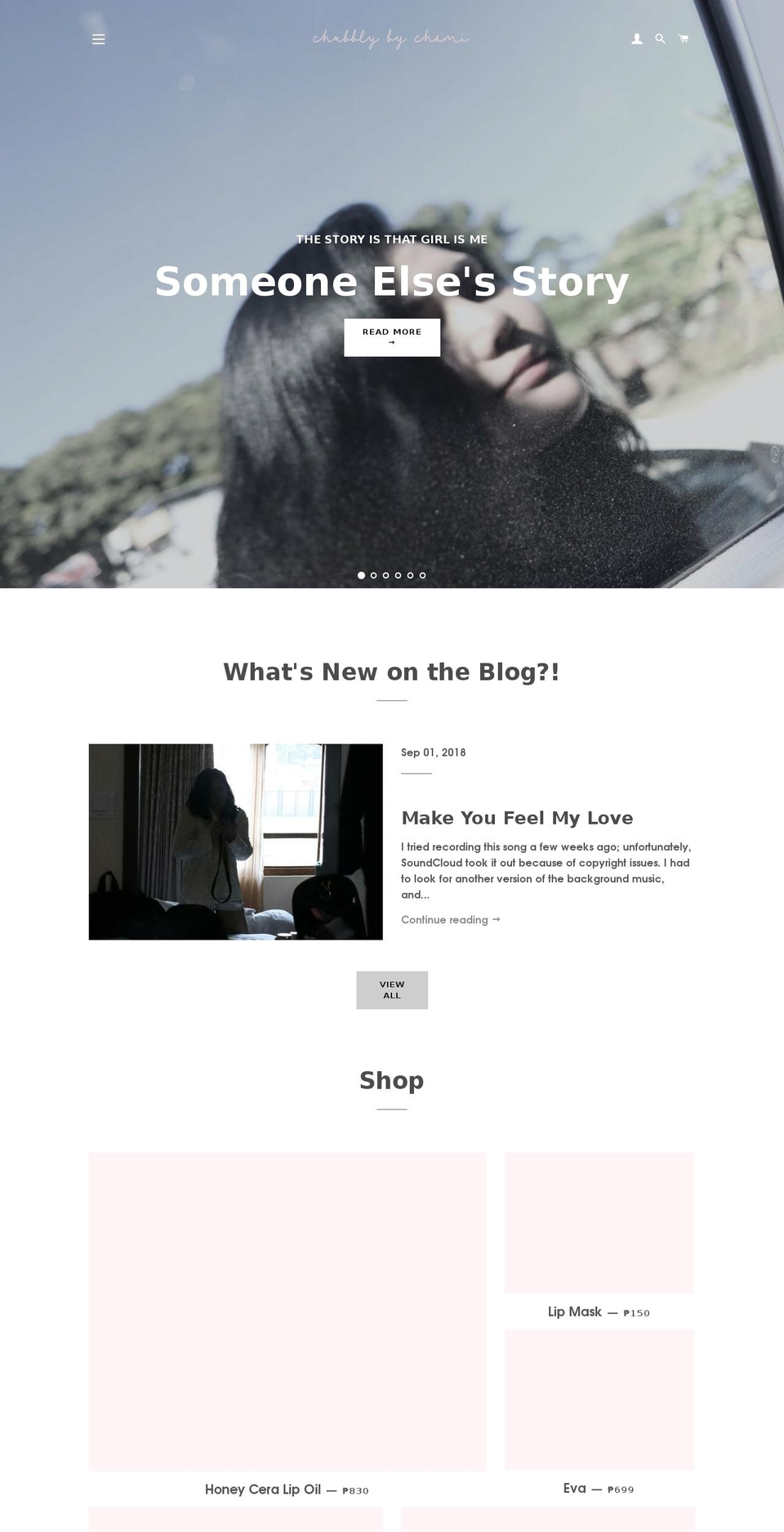 shopchubbly.com — Shopify storefront screenshot