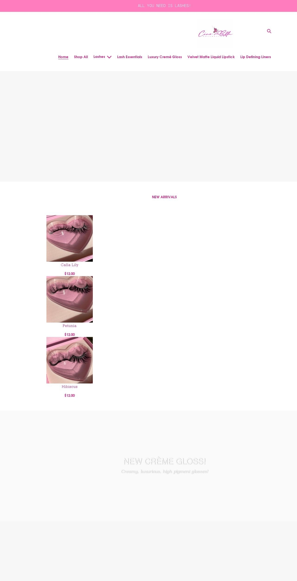 shopciaobellacollection.com shopify website screenshot