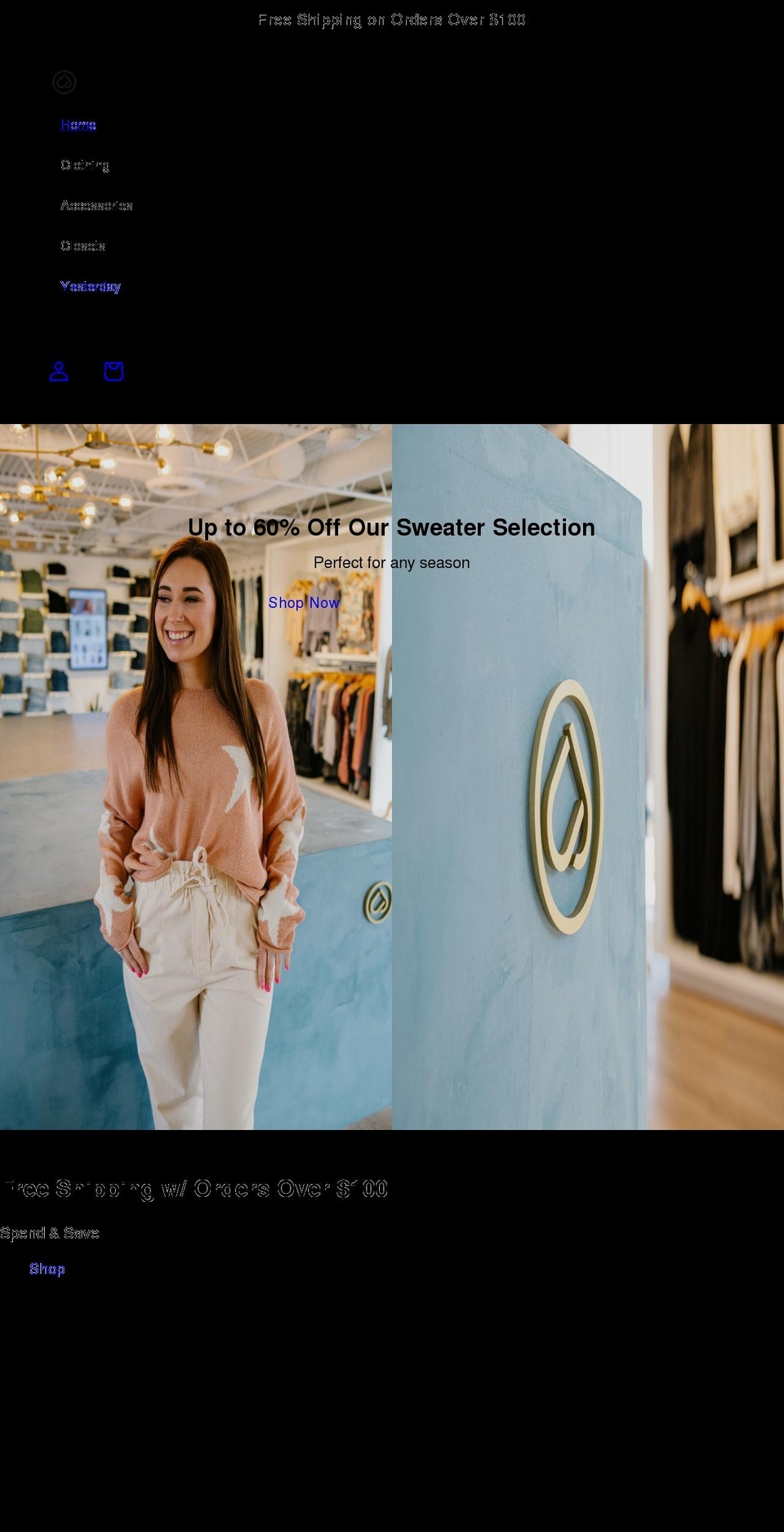 shopcjscloset.com shopify website screenshot