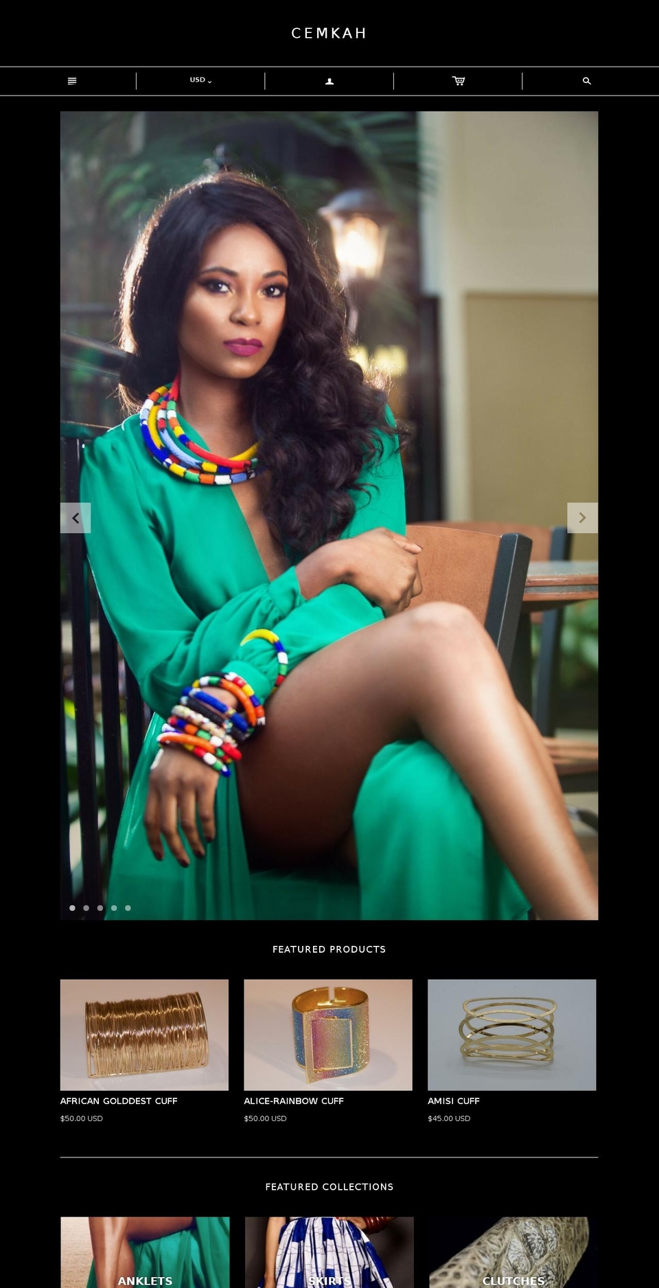 shopclarise.com shopify website screenshot