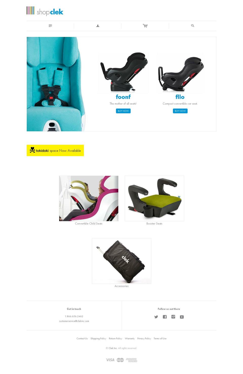 shopclek.com shopify website screenshot