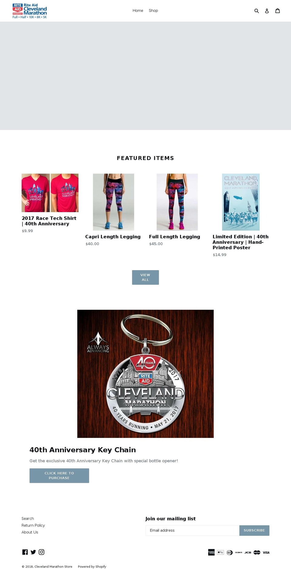 shopclemarathon.com shopify website screenshot