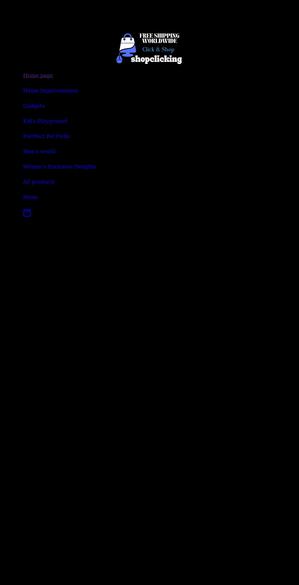 shopclicking.com shopify website screenshot