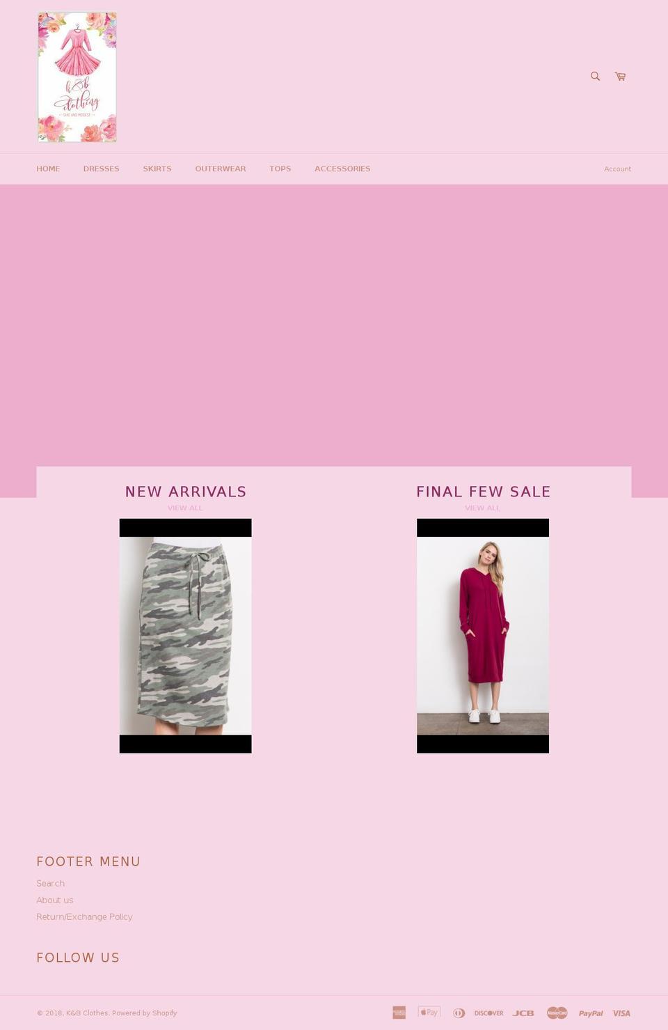 shopclothingkb.com — Shopify storefront screenshot
