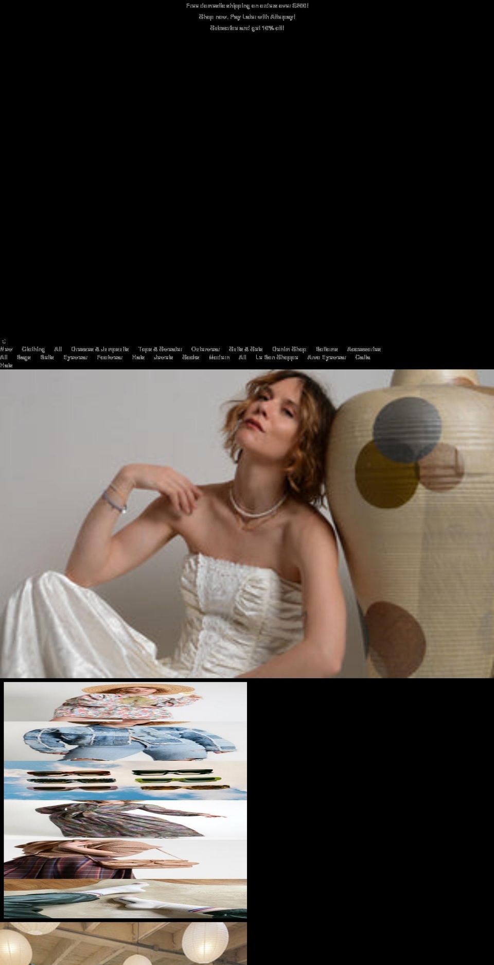 shopcloudvintage.com shopify website screenshot