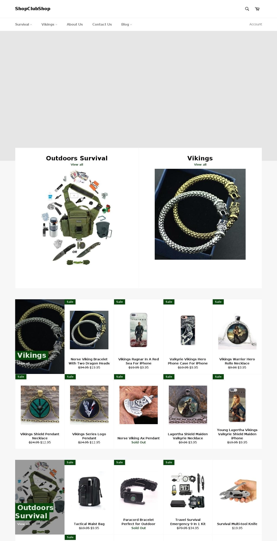 shopclubshop.com — Shopify storefront screenshot