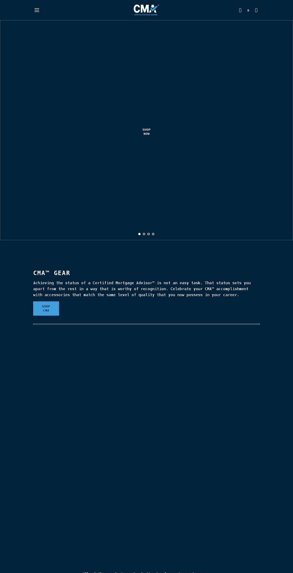 shopcmagear.com shopify website screenshot