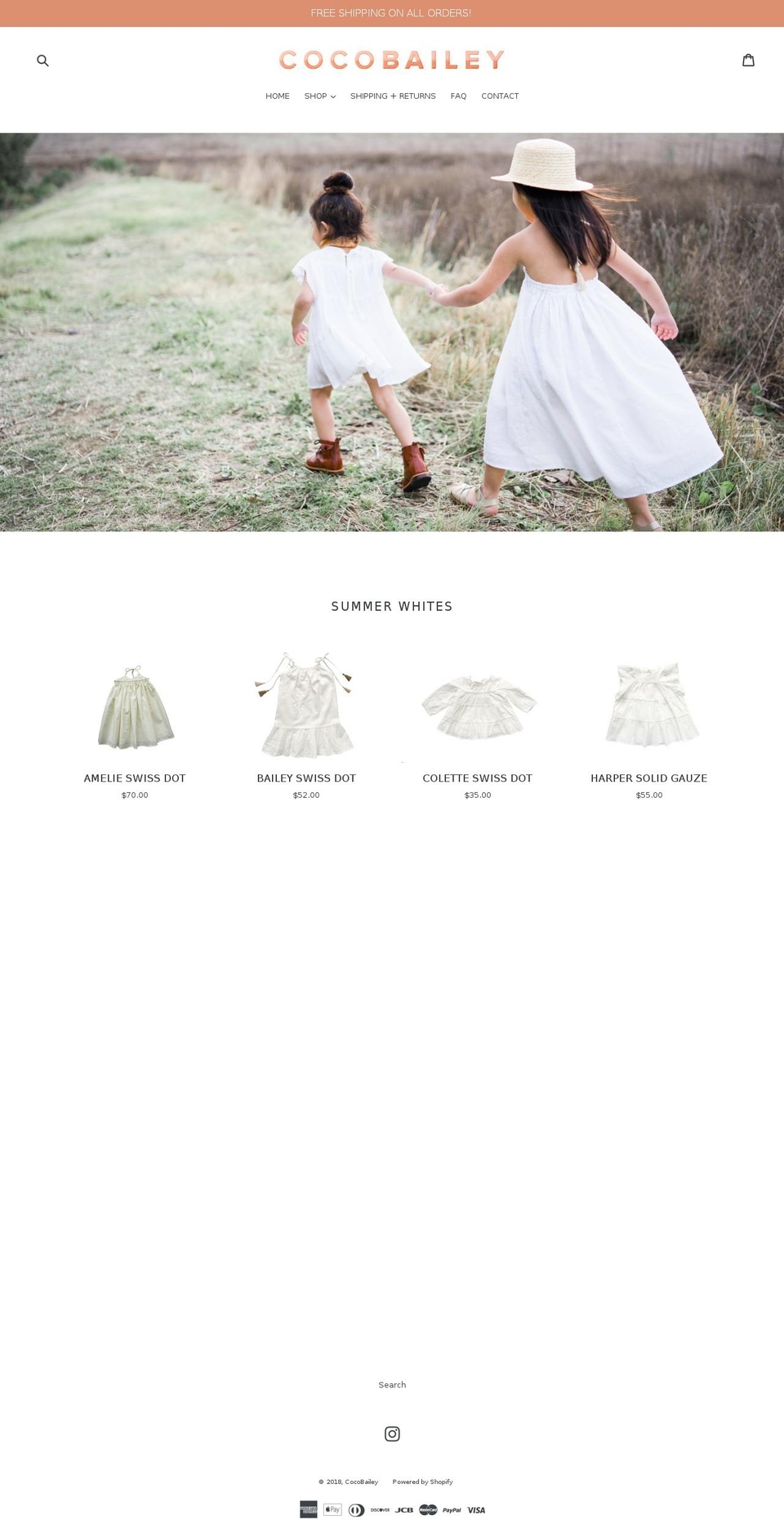 shopcocobailey.com shopify website screenshot