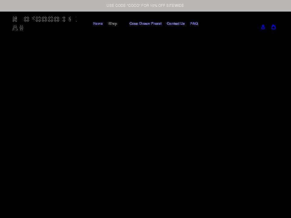 shopcocodream.com shopify website screenshot