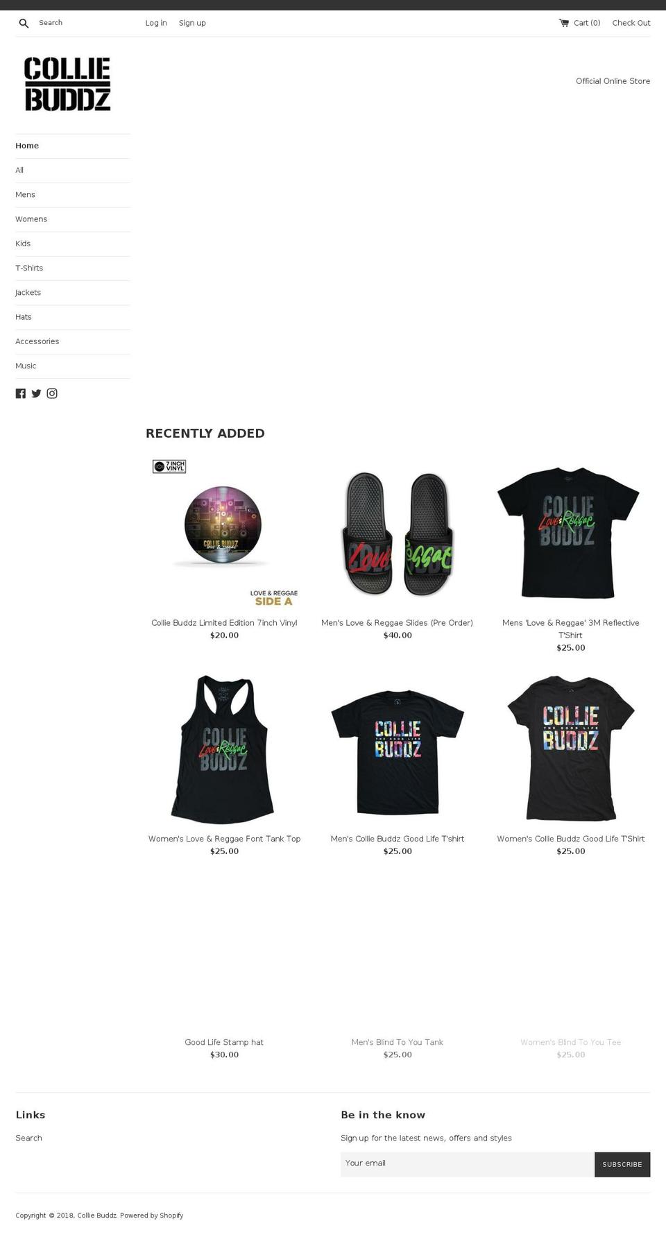 shopcolliebuddz.com shopify website screenshot