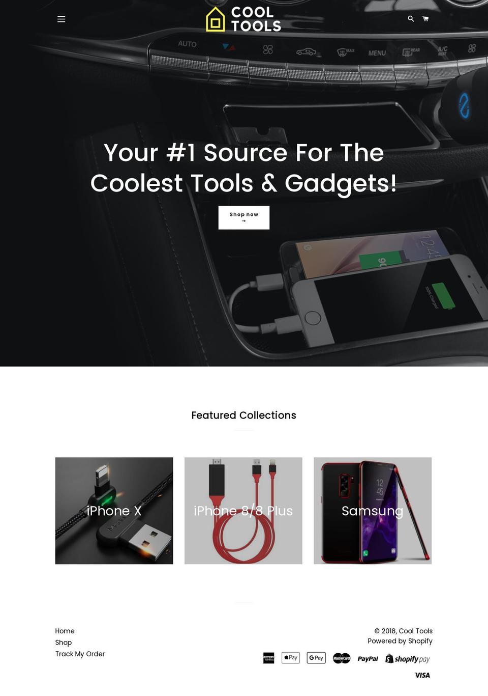 shopcooltools.com shopify website screenshot
