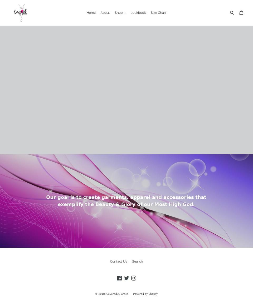 shopcoveredbygrace.com — Shopify storefront screenshot