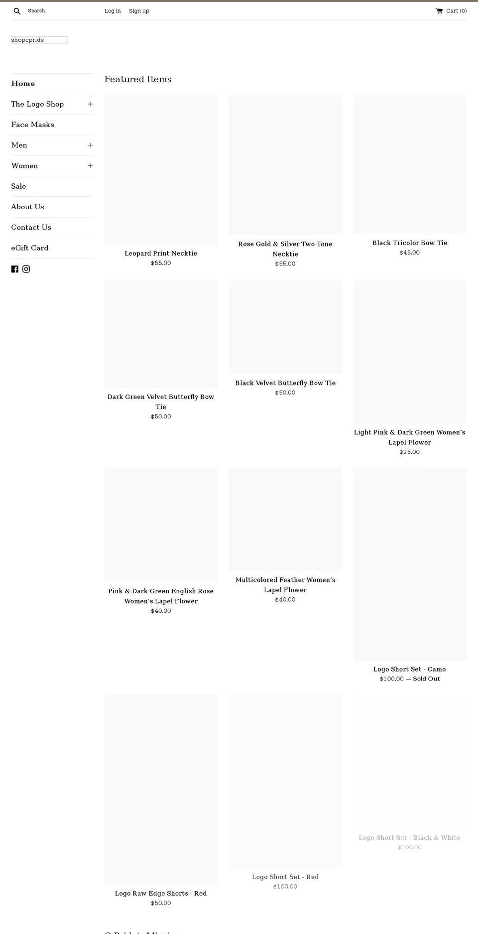 shopcpride.com shopify website screenshot