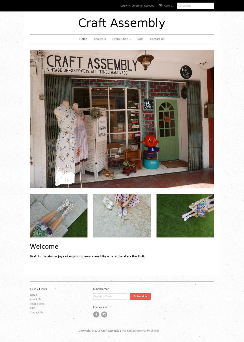 shopcraftassembly.com shopify website screenshot