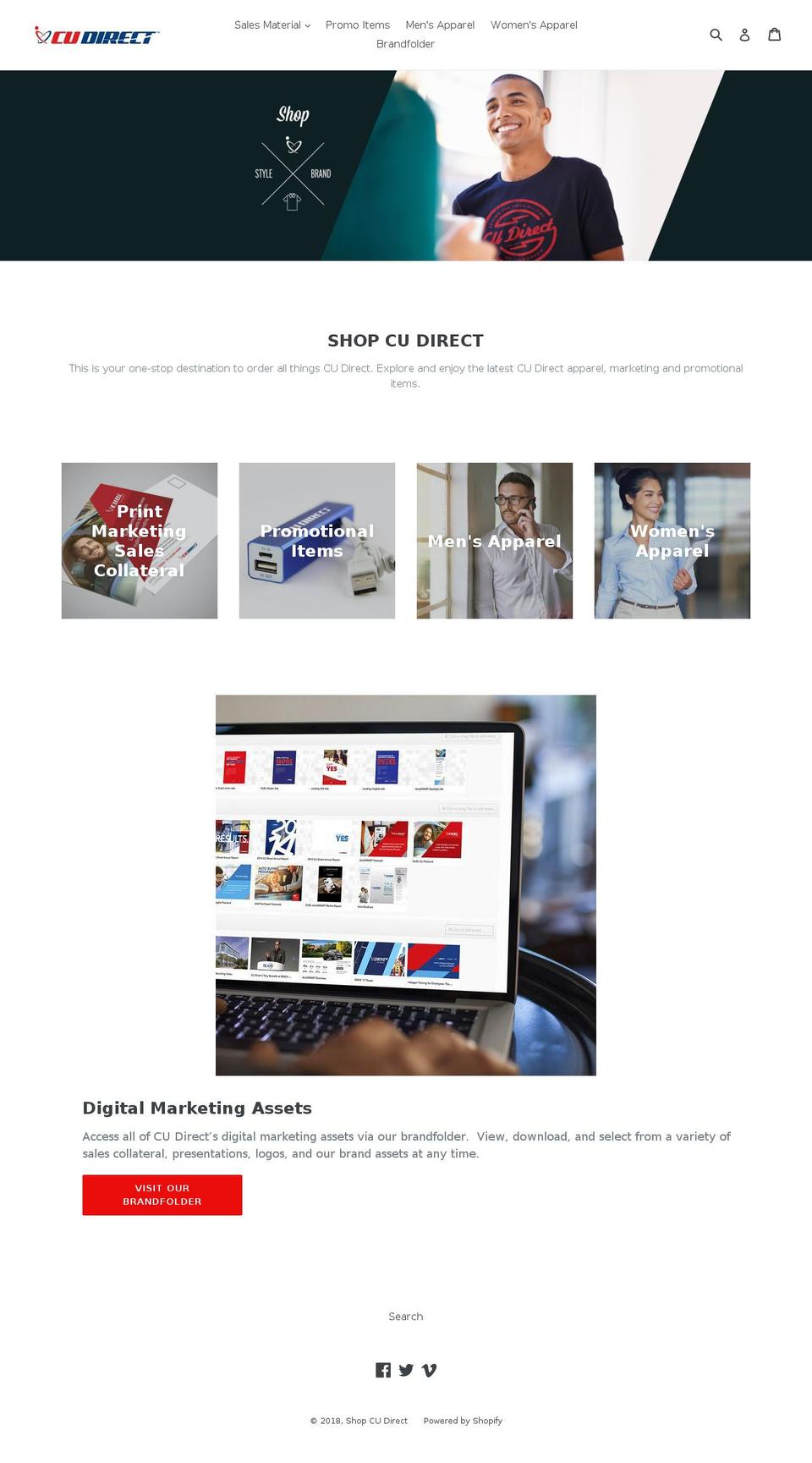 shopcudirect.com shopify website screenshot