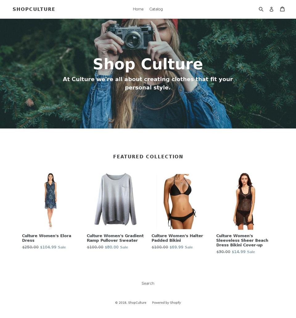 shopcultureforyou.com — Shopify storefront screenshot