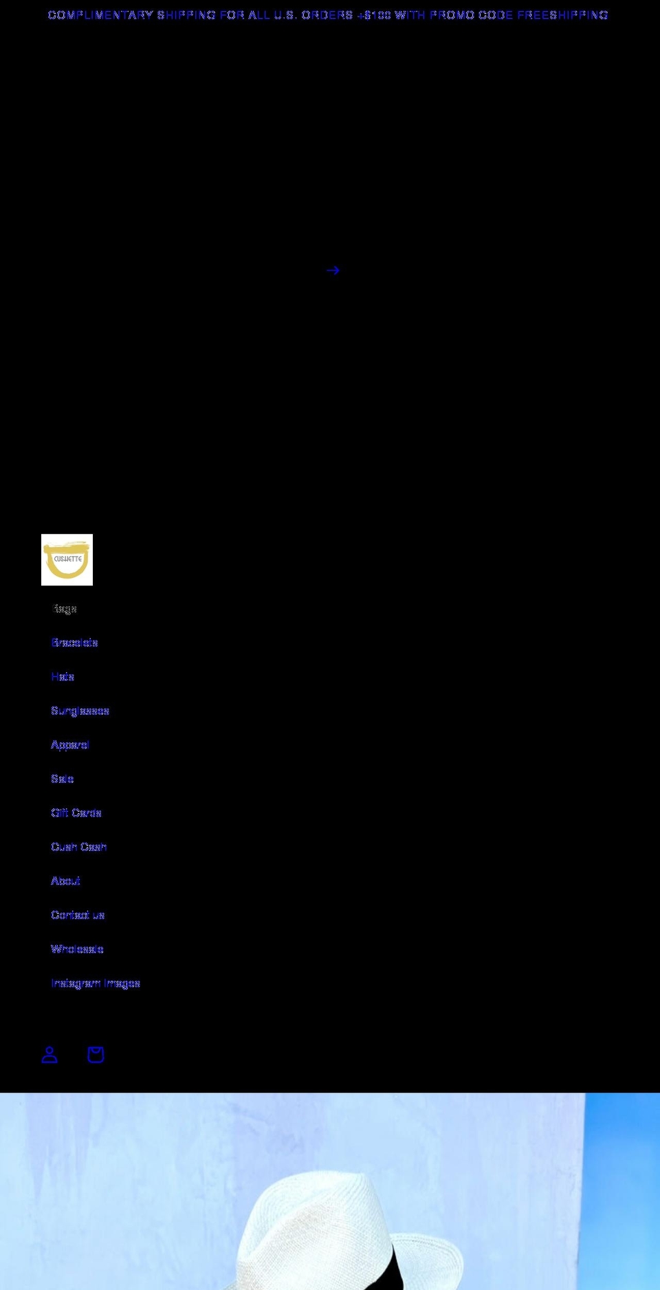 shopcushette.com shopify website screenshot