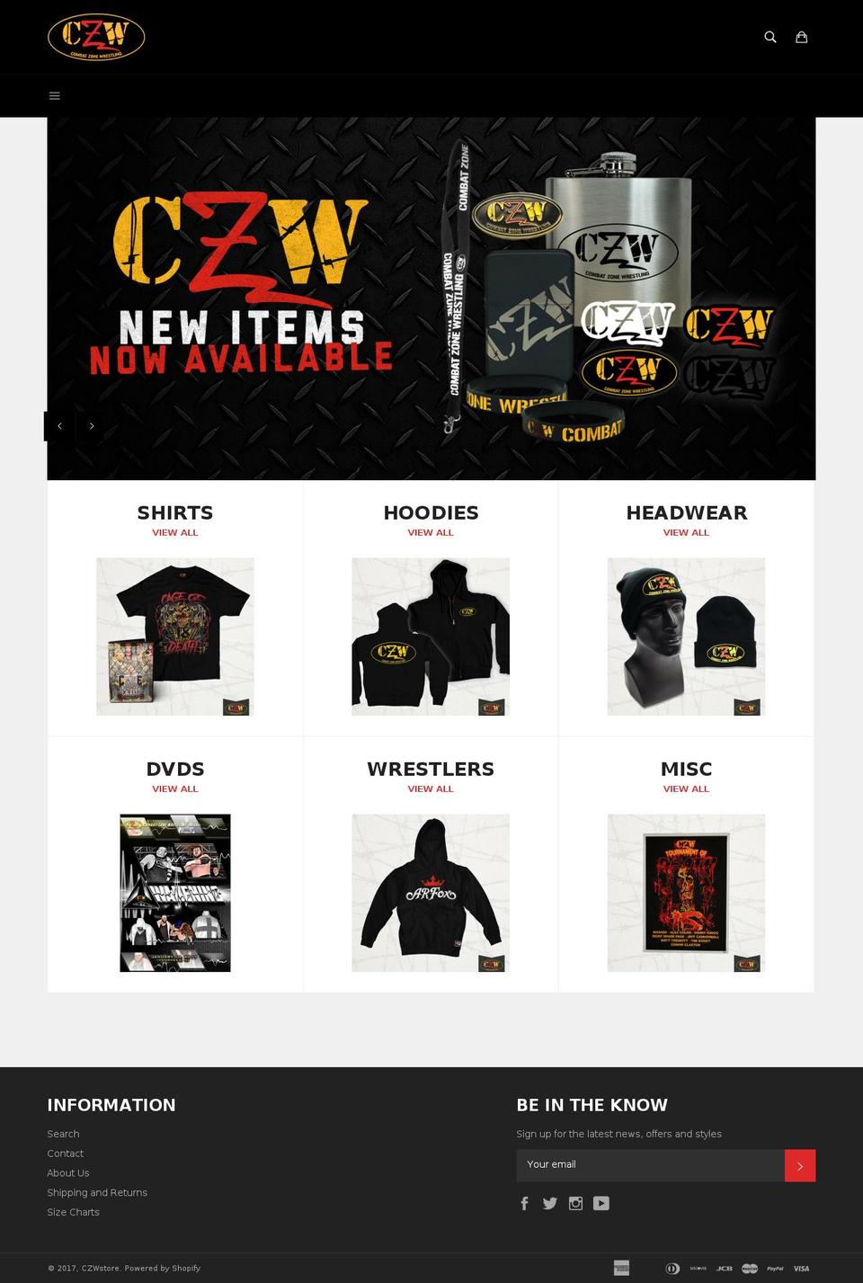 shopczw.com shopify website screenshot