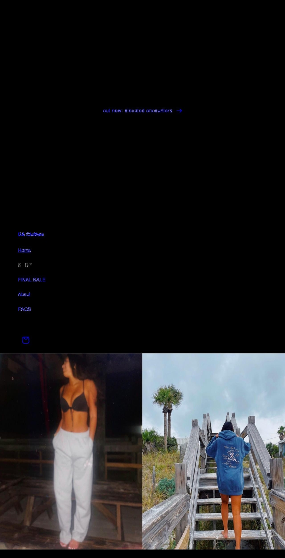 shopdaclothes.com shopify website screenshot