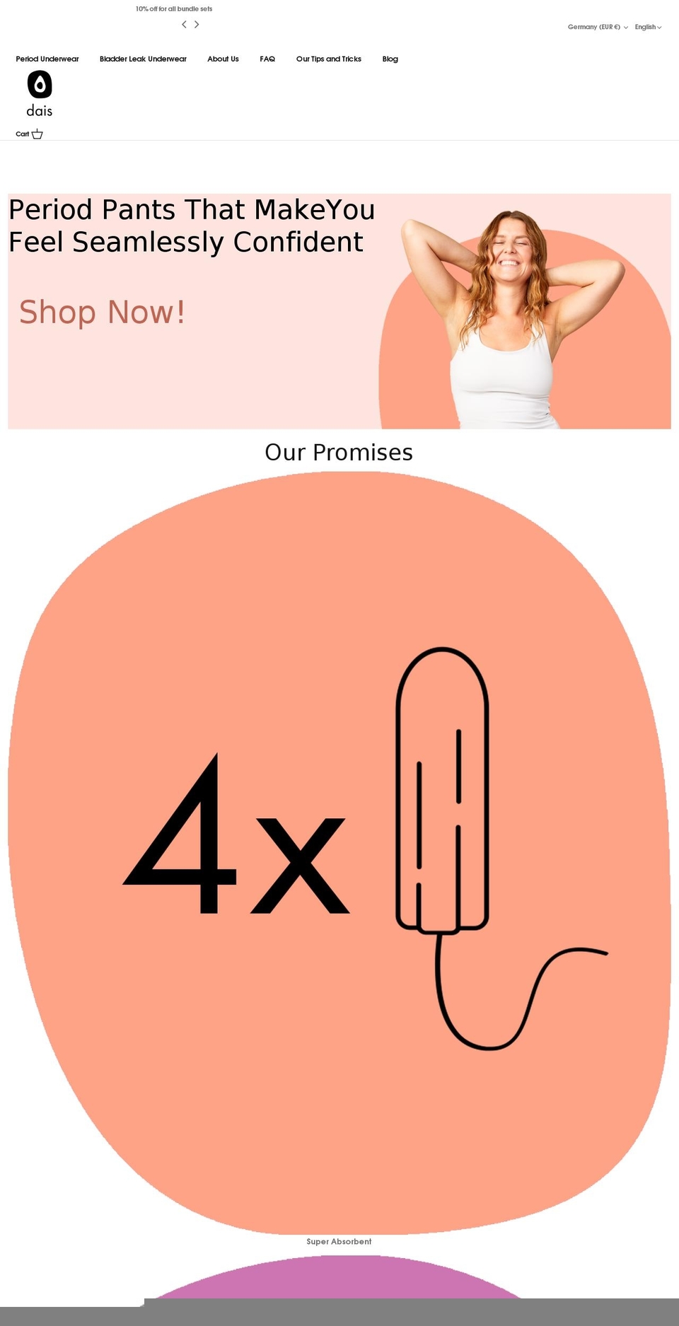 shopdais.com shopify website screenshot