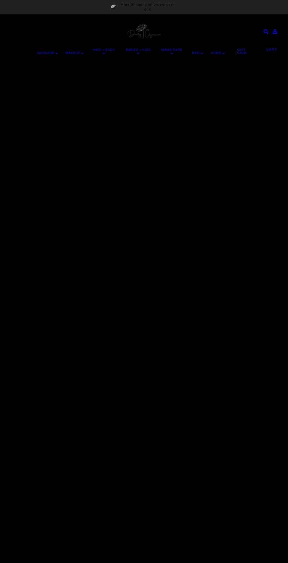 shopdaisyorganics.com shopify website screenshot