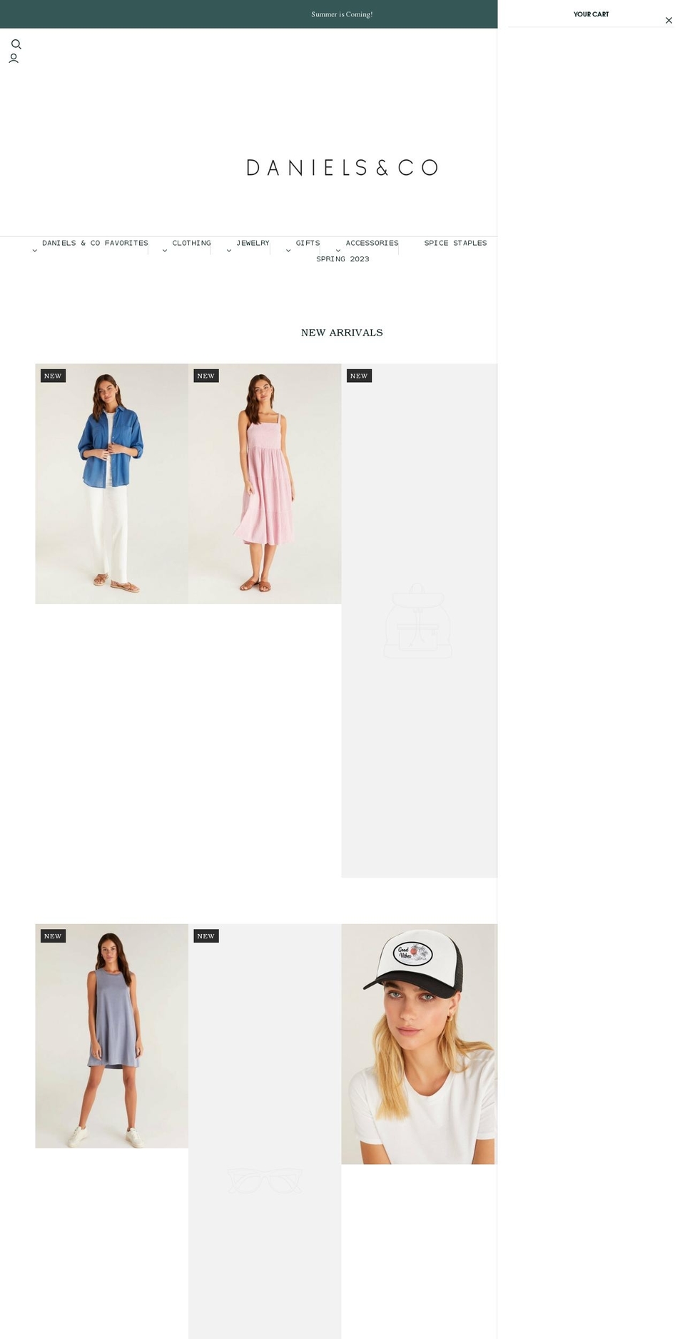 shopdanielsandcompany.com shopify website screenshot