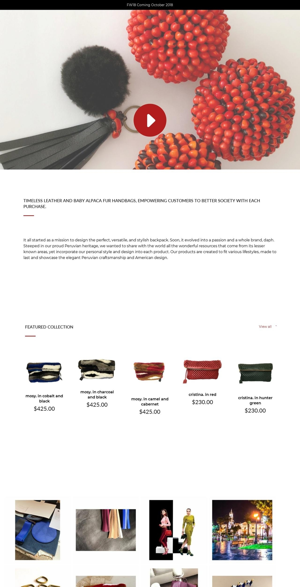 shopdaph.com shopify website screenshot