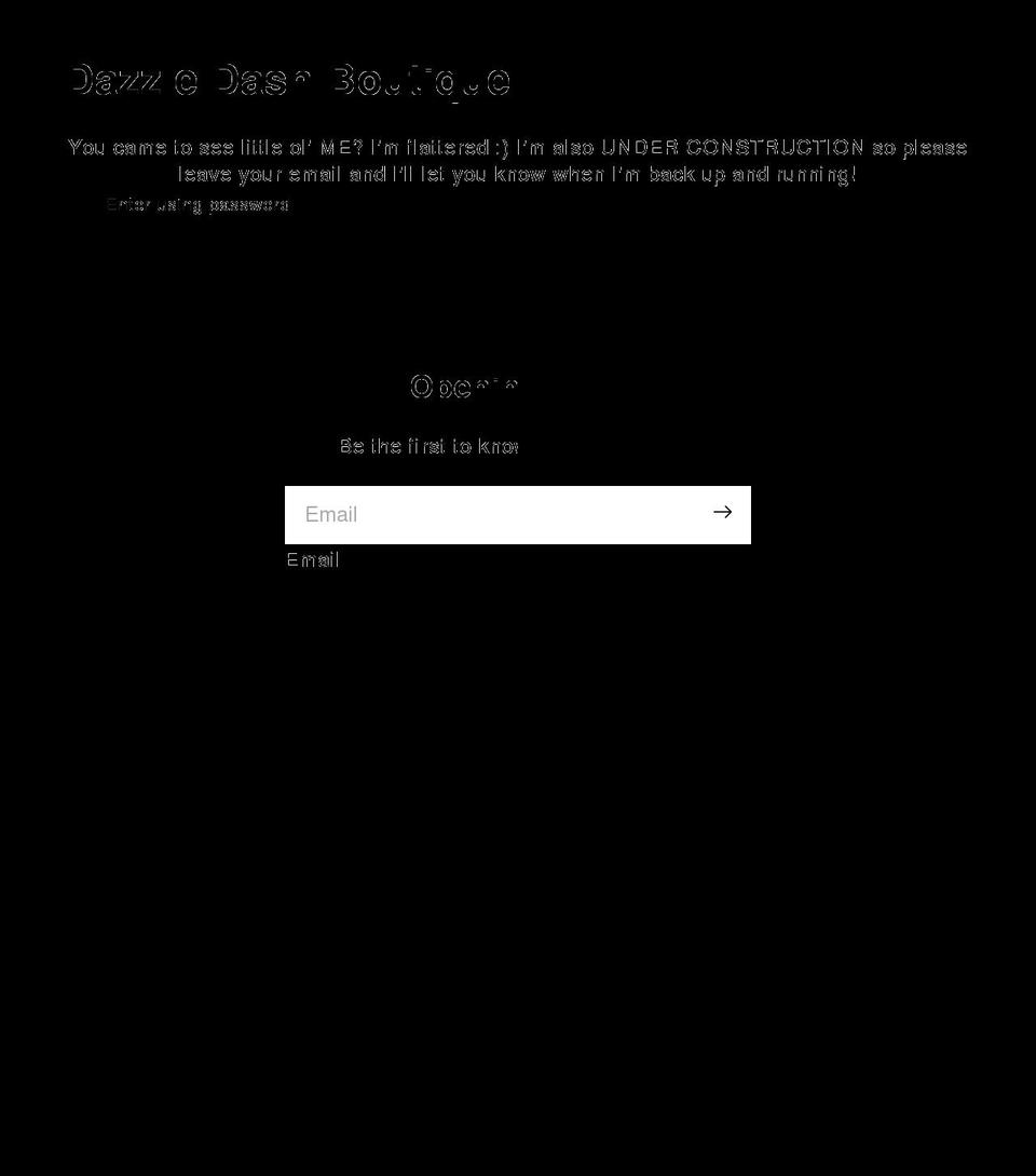 shopdazzledash.com shopify website screenshot