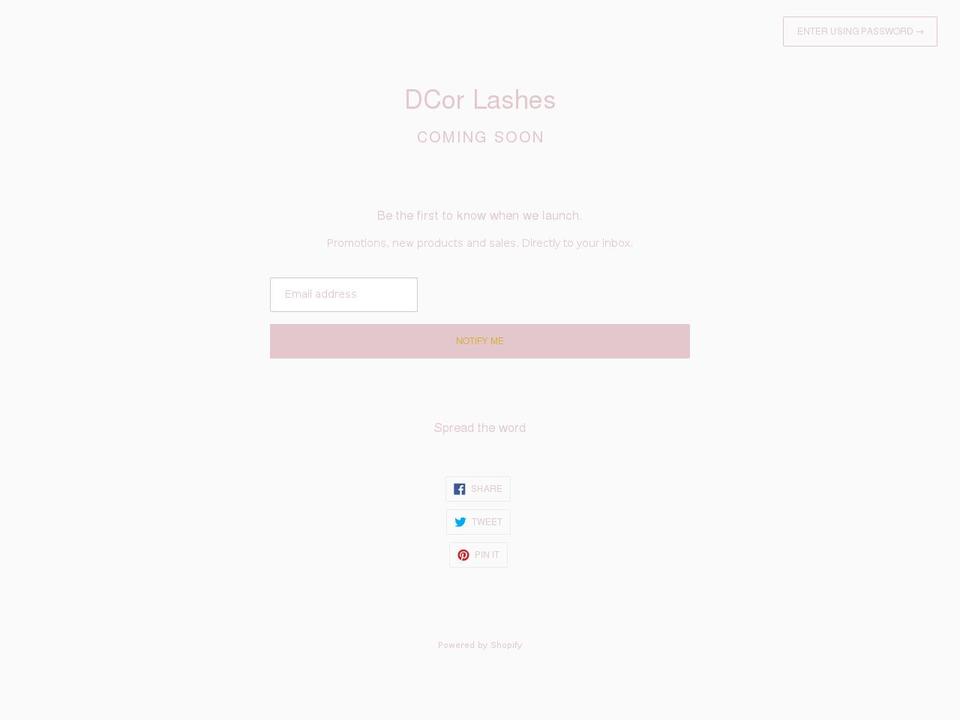 shopdcor.com shopify website screenshot