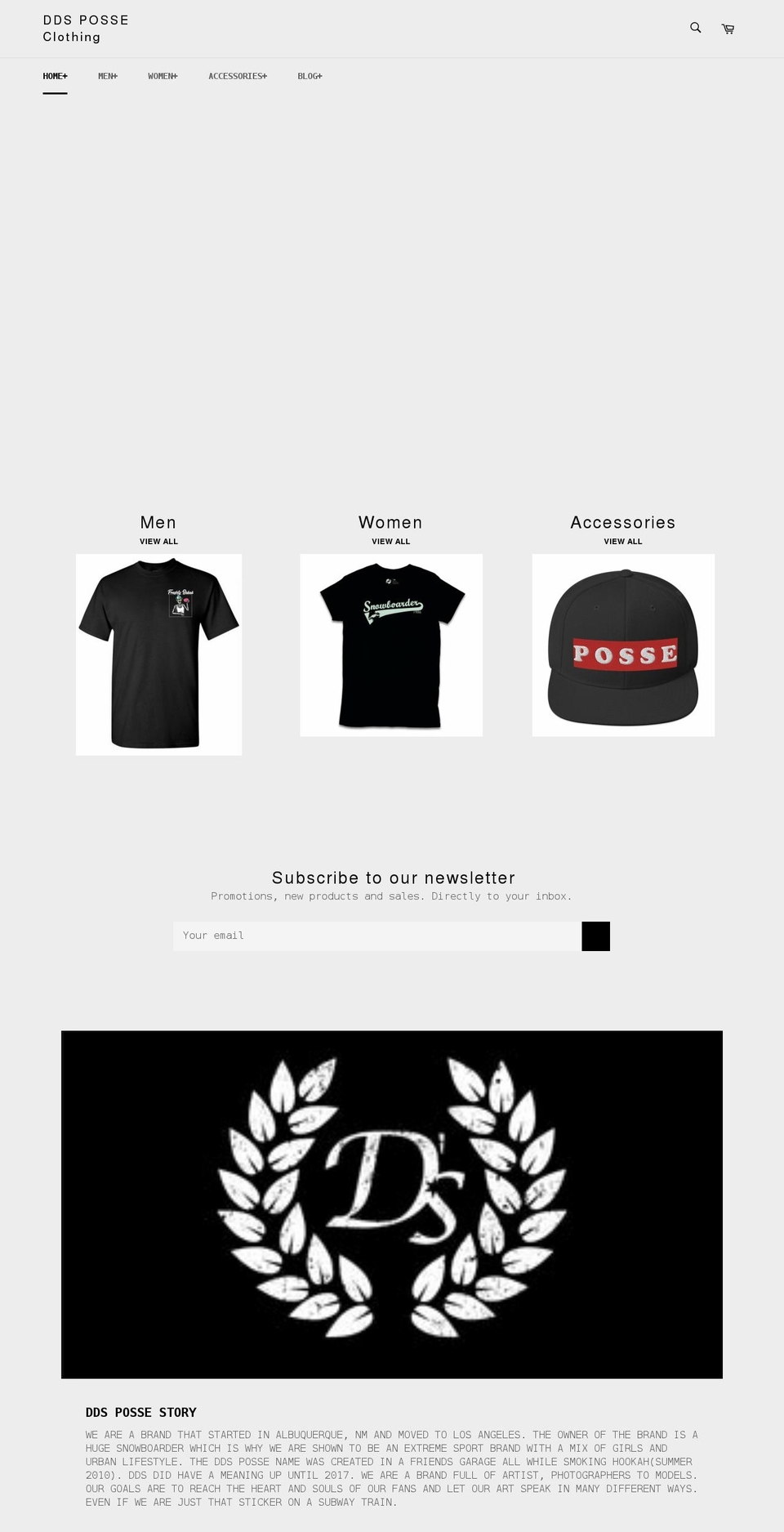shopddsposse.com shopify website screenshot