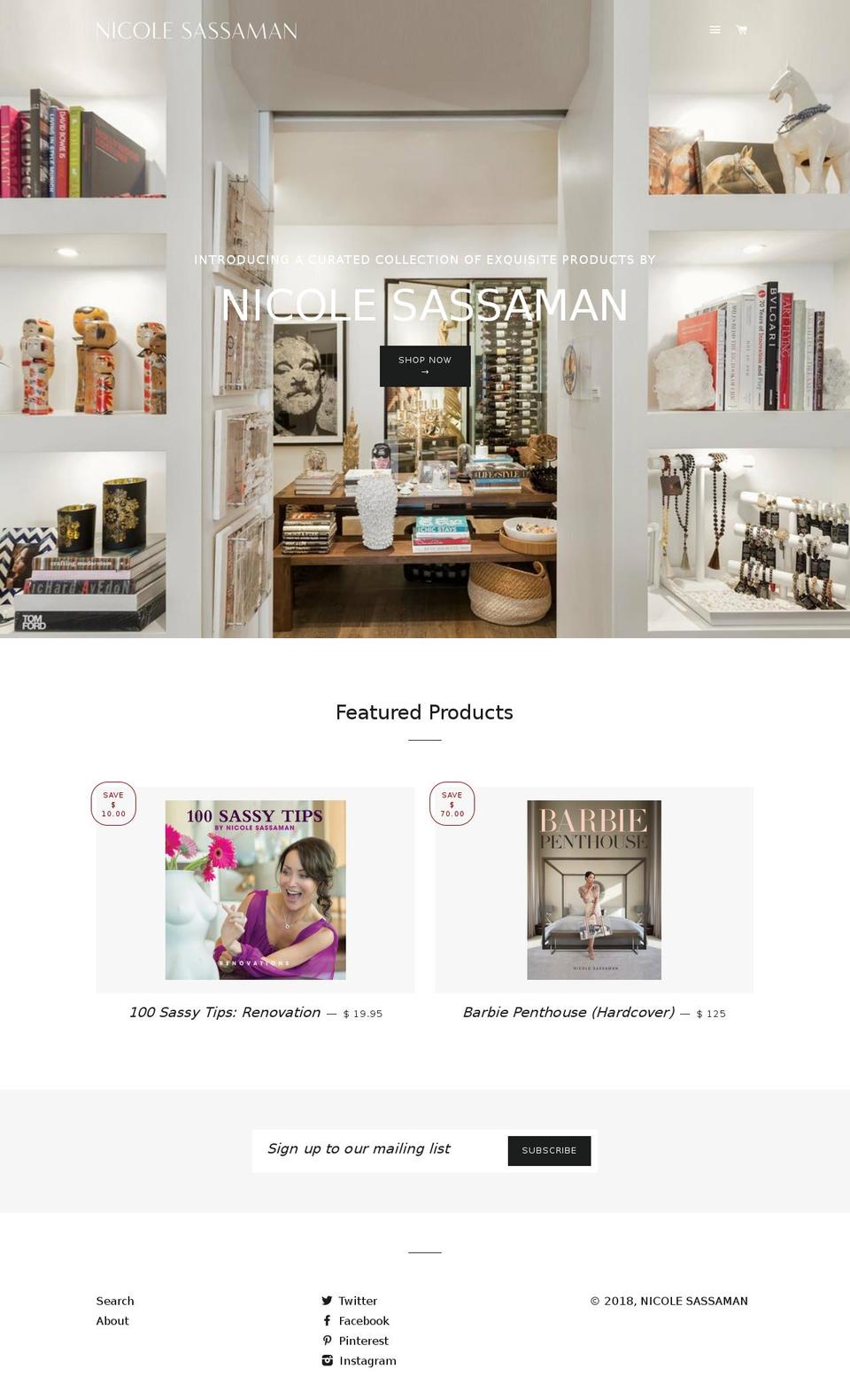 shopdesignlife.com — Shopify storefront screenshot