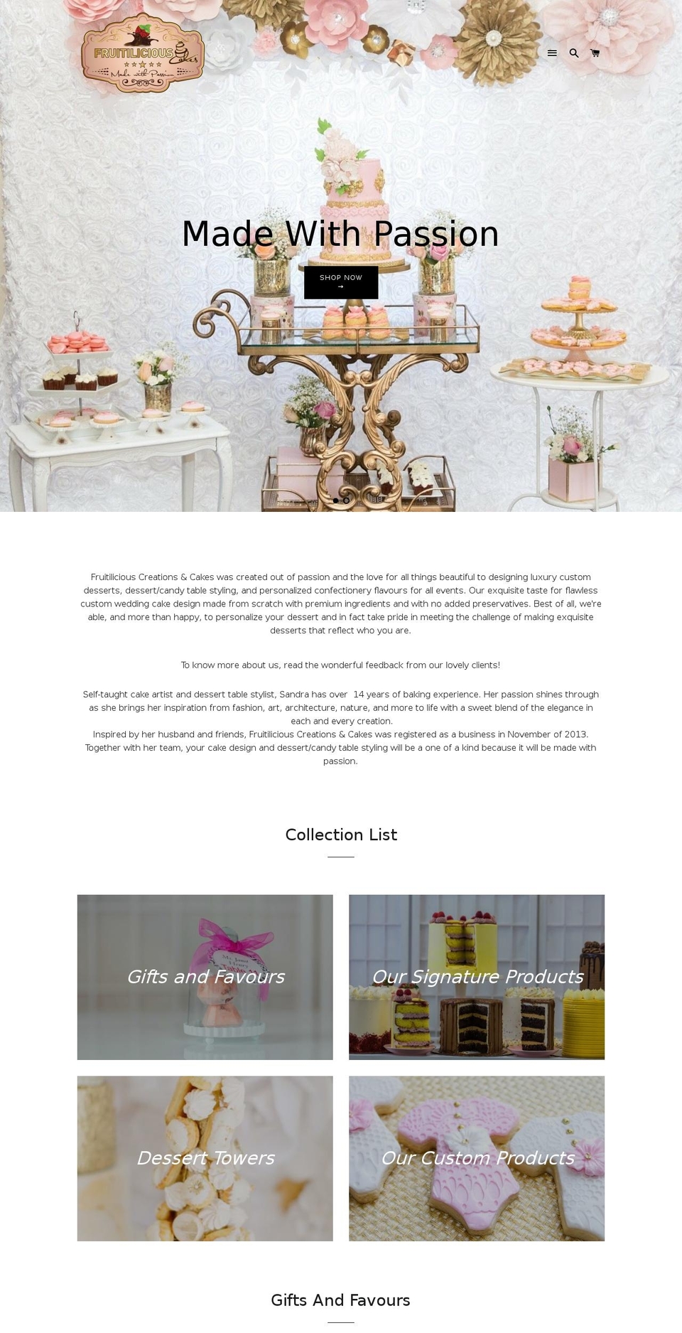shopdesserts.ca shopify website screenshot