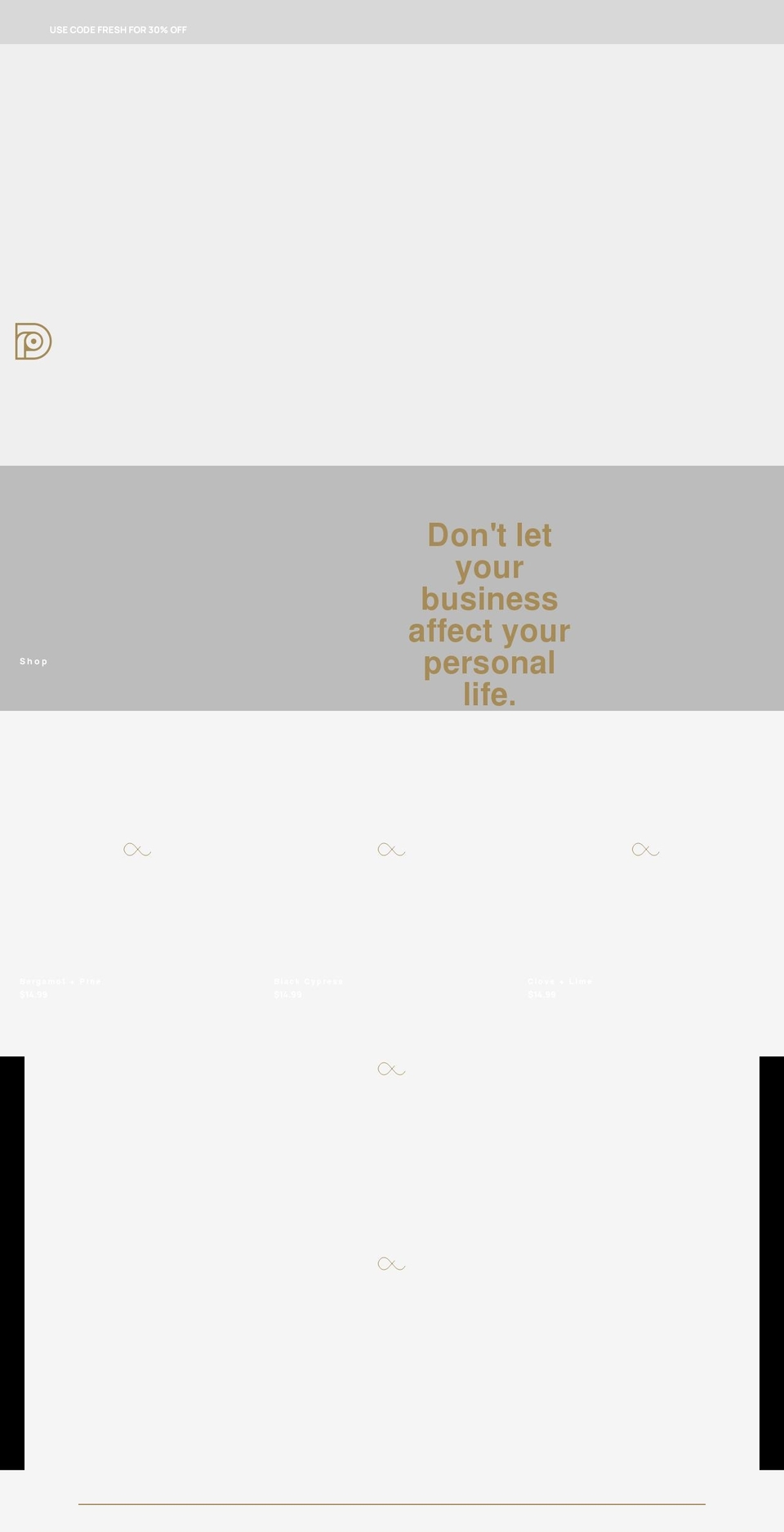 shopdeuces.co shopify website screenshot
