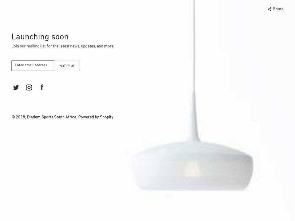 shopdiadem.com — Shopify storefront screenshot