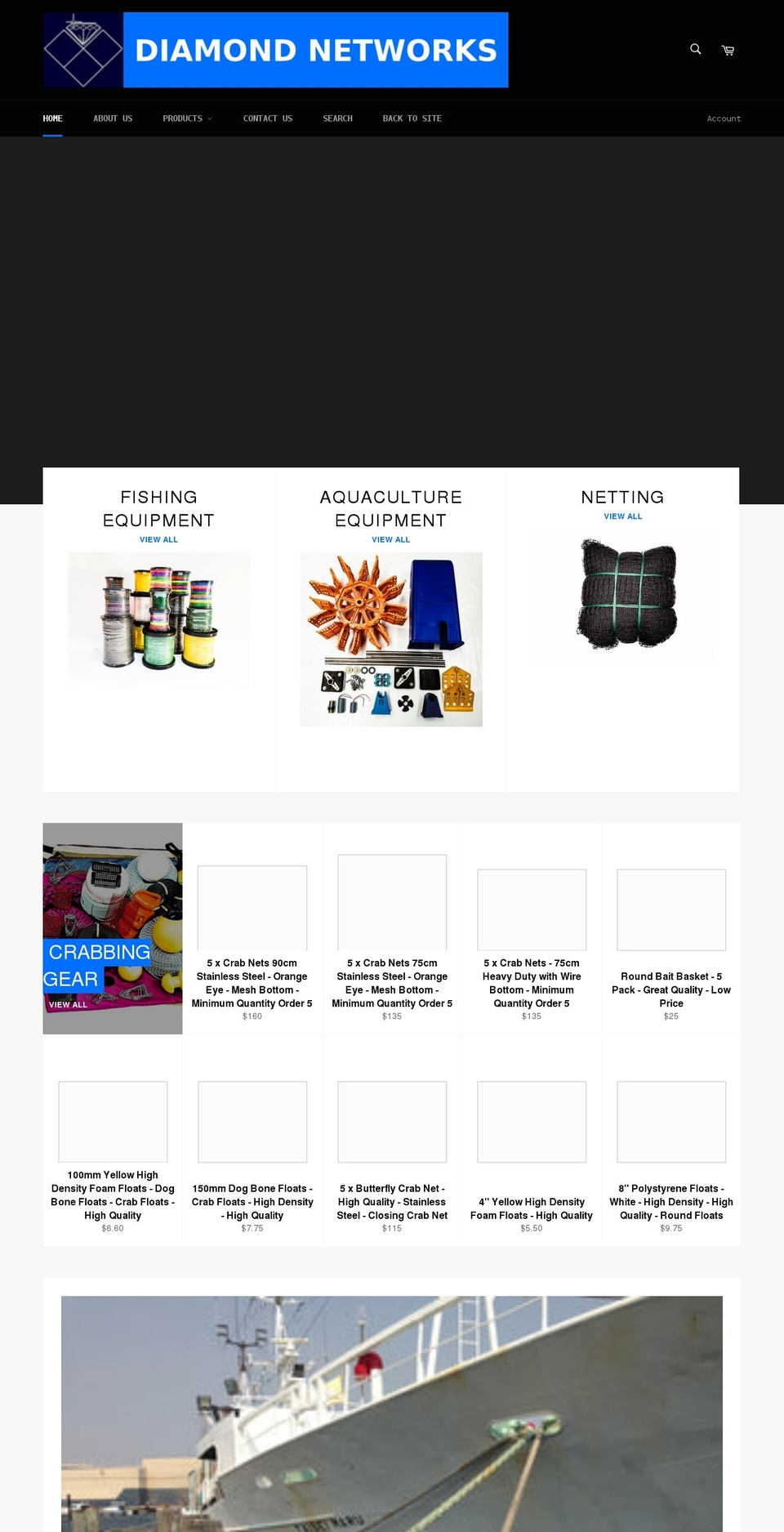 shopdiamondnetworks.com — Shopify storefront screenshot