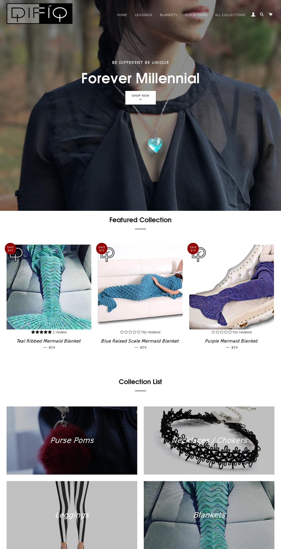 shopdifiq.com — Shopify storefront screenshot