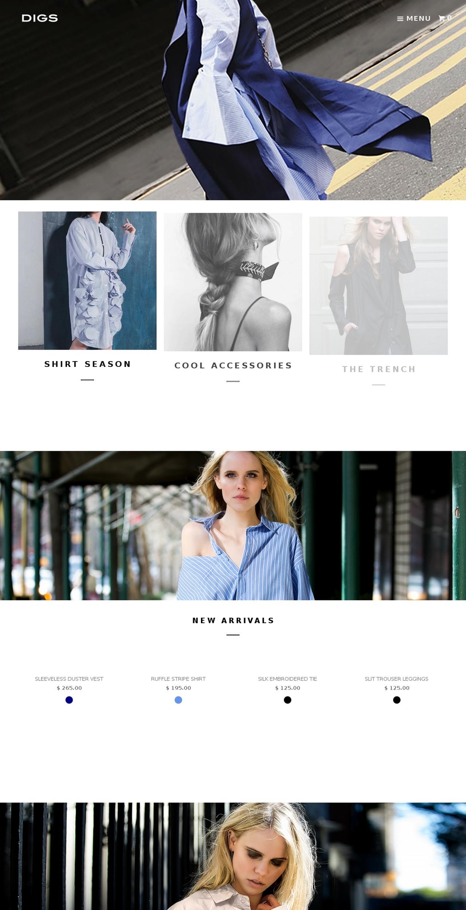 shopdigsnyc.com shopify website screenshot