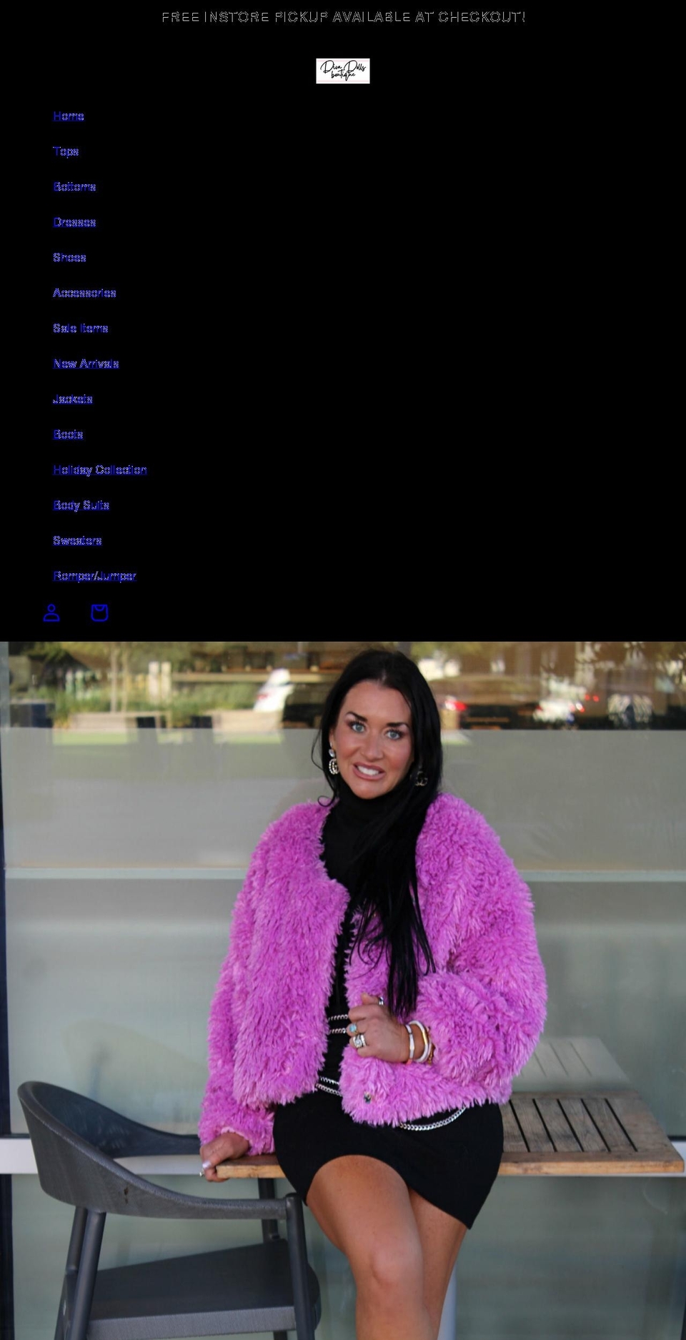 shopdivadollsboutique.com shopify website screenshot