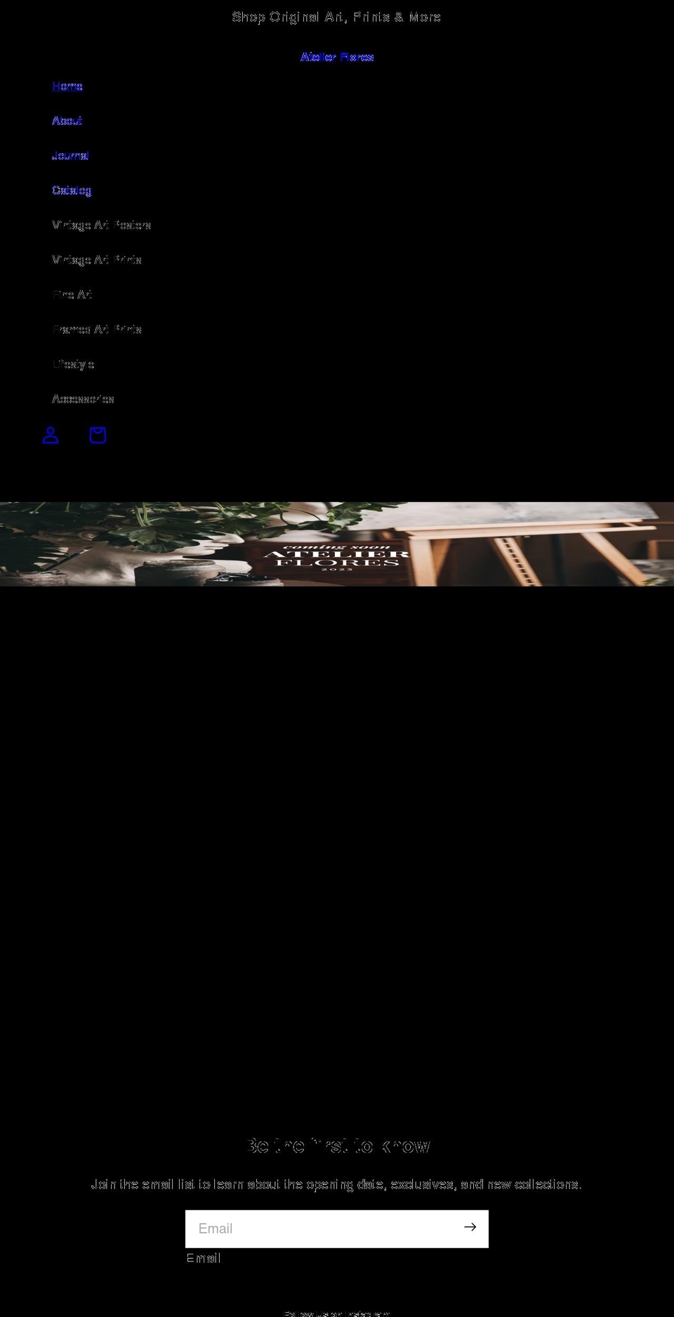 shopdjfloresart.myshopify.com shopify website screenshot