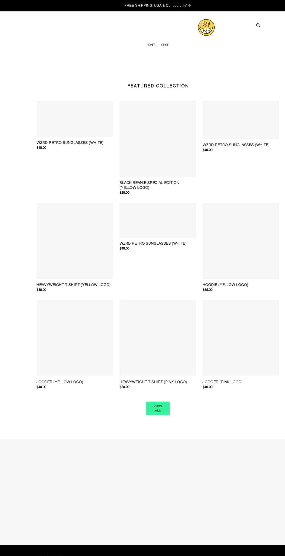 shopdjwzrd.com shopify website screenshot