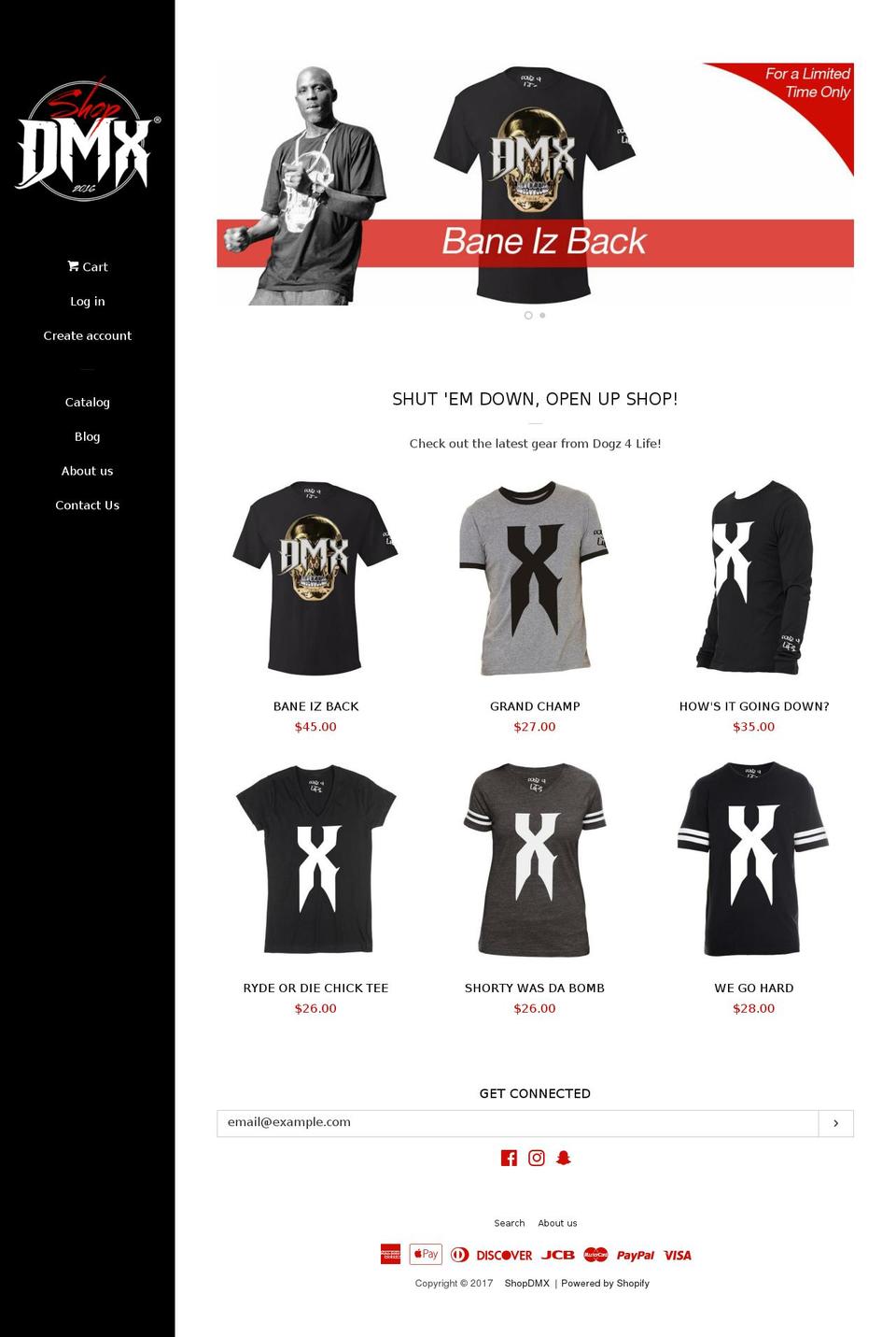 shopdmx.com shopify website screenshot