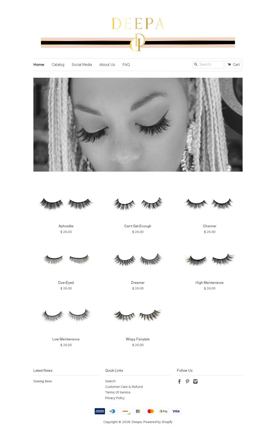 shopdoeeyed.com — Shopify storefront screenshot