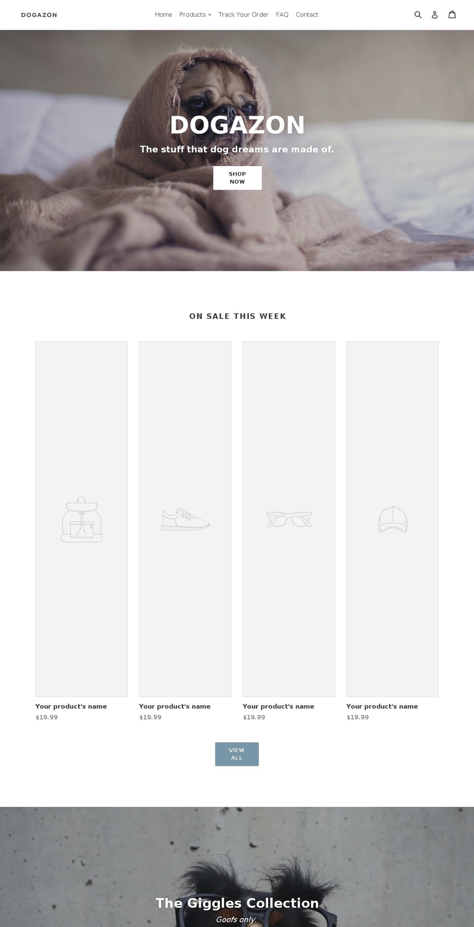 shopdogazon.com — Shopify storefront screenshot