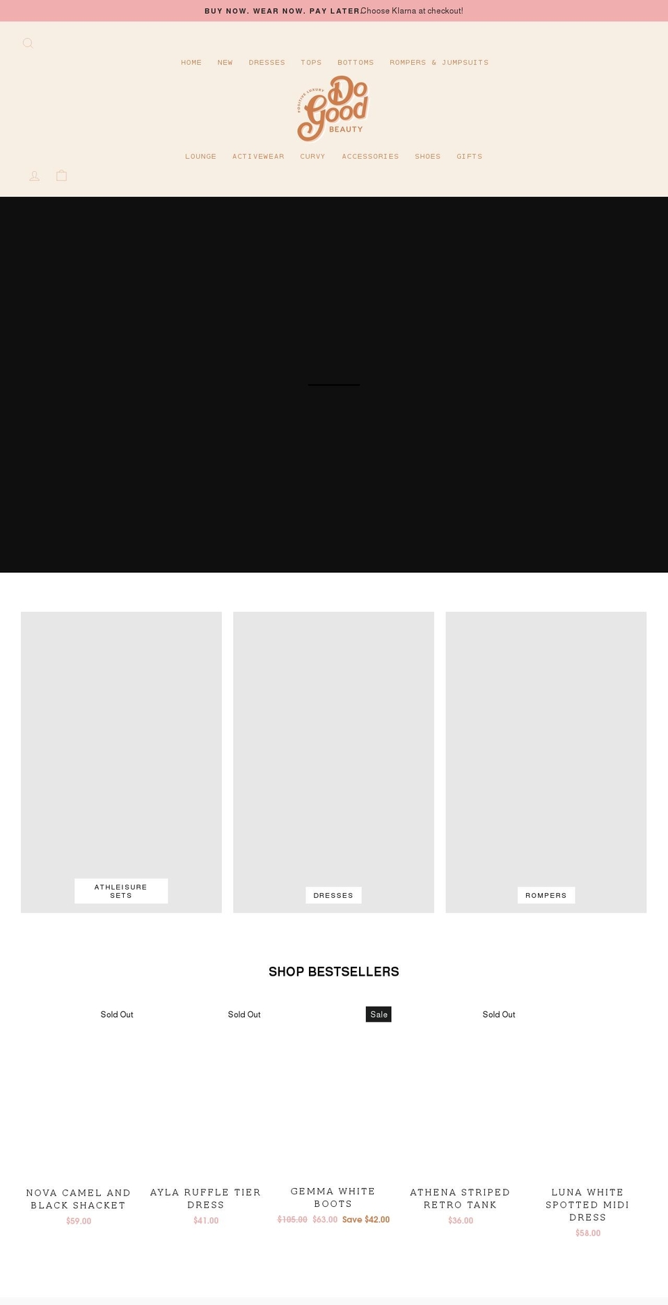 shopdogoodbeauty.com shopify website screenshot