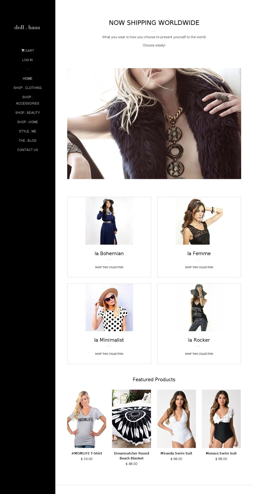shopdollhaus.com shopify website screenshot