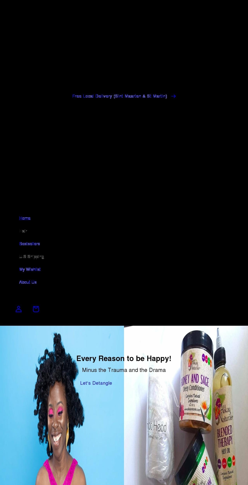 shopdontbreakthecomb.com — Shopify storefront screenshot