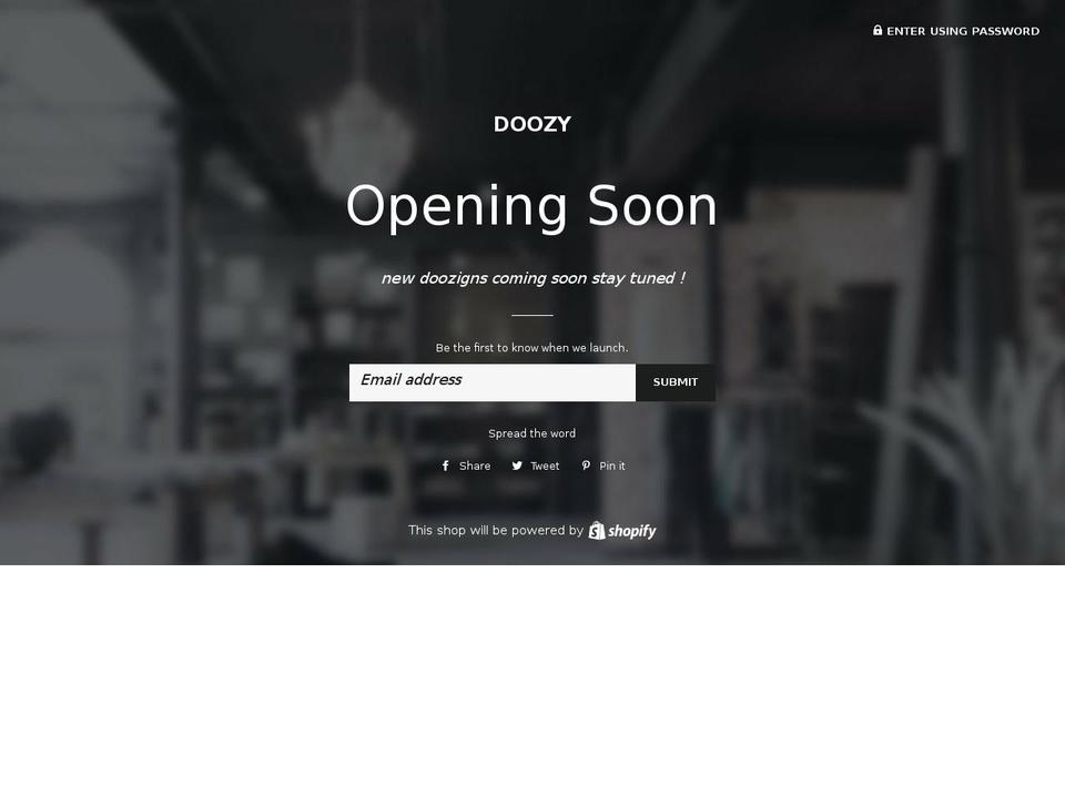 shopdoozy.com — Shopify storefront screenshot