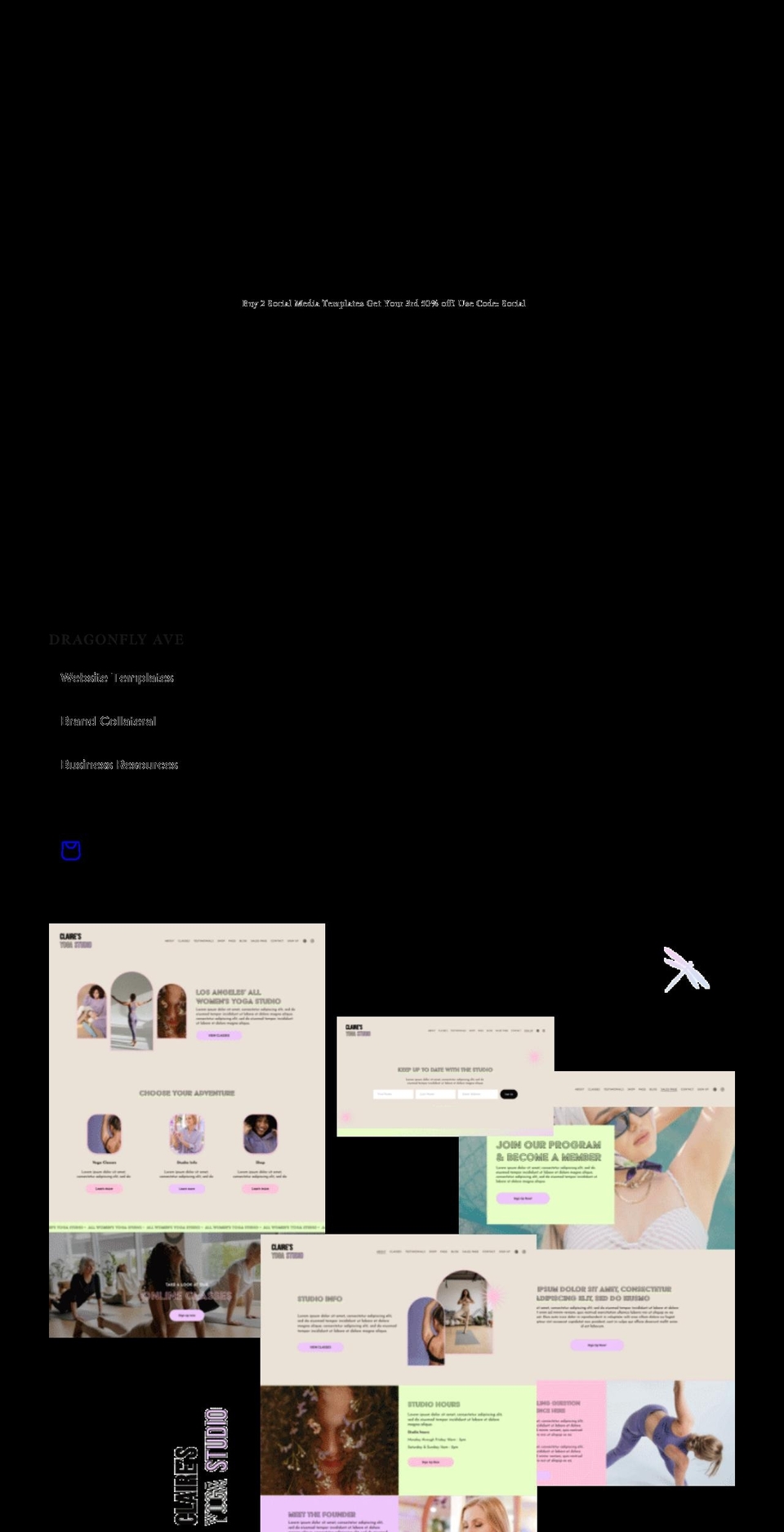 shopdragonflyave.com shopify website screenshot