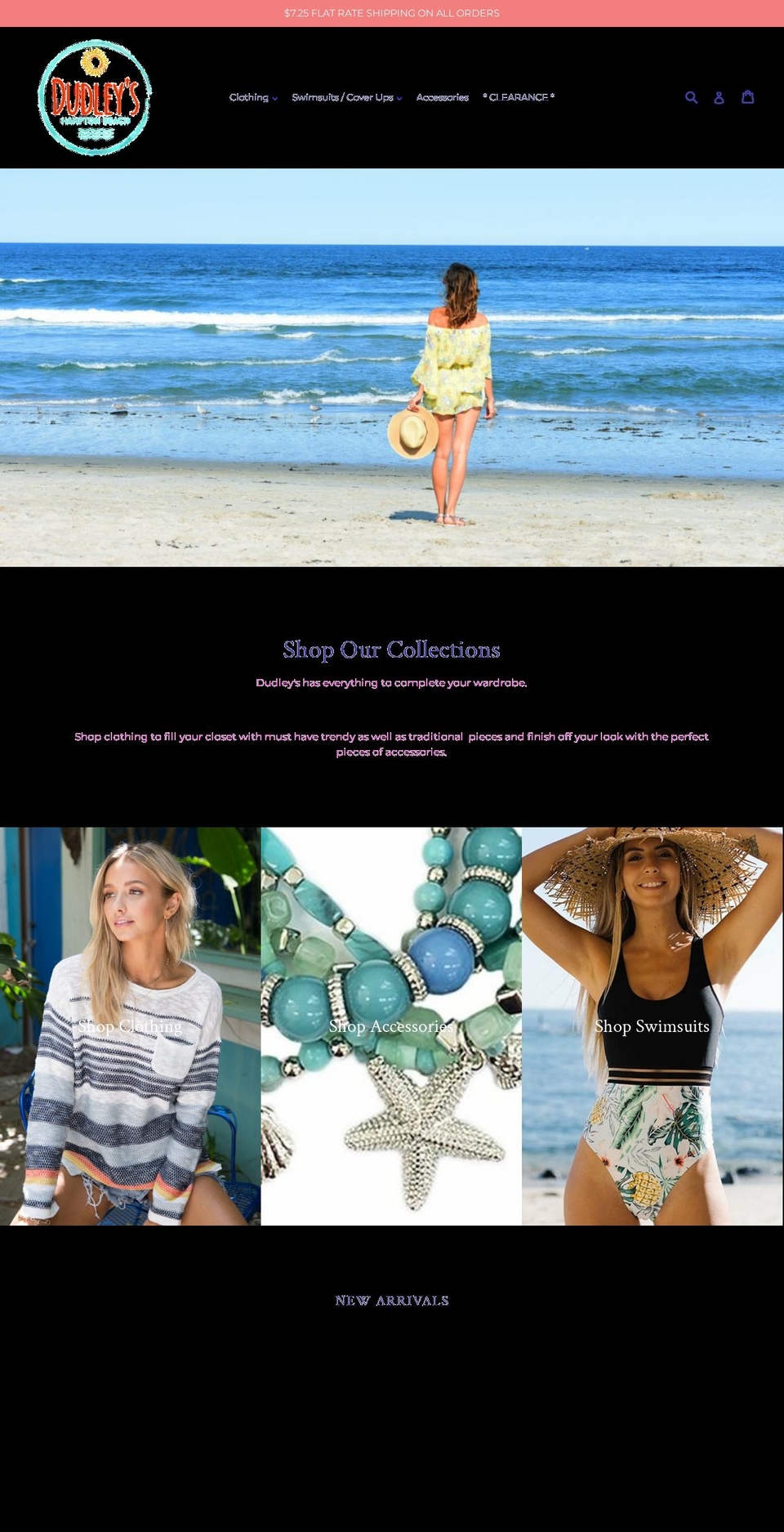shopdudleys.com — Shopify storefront screenshot